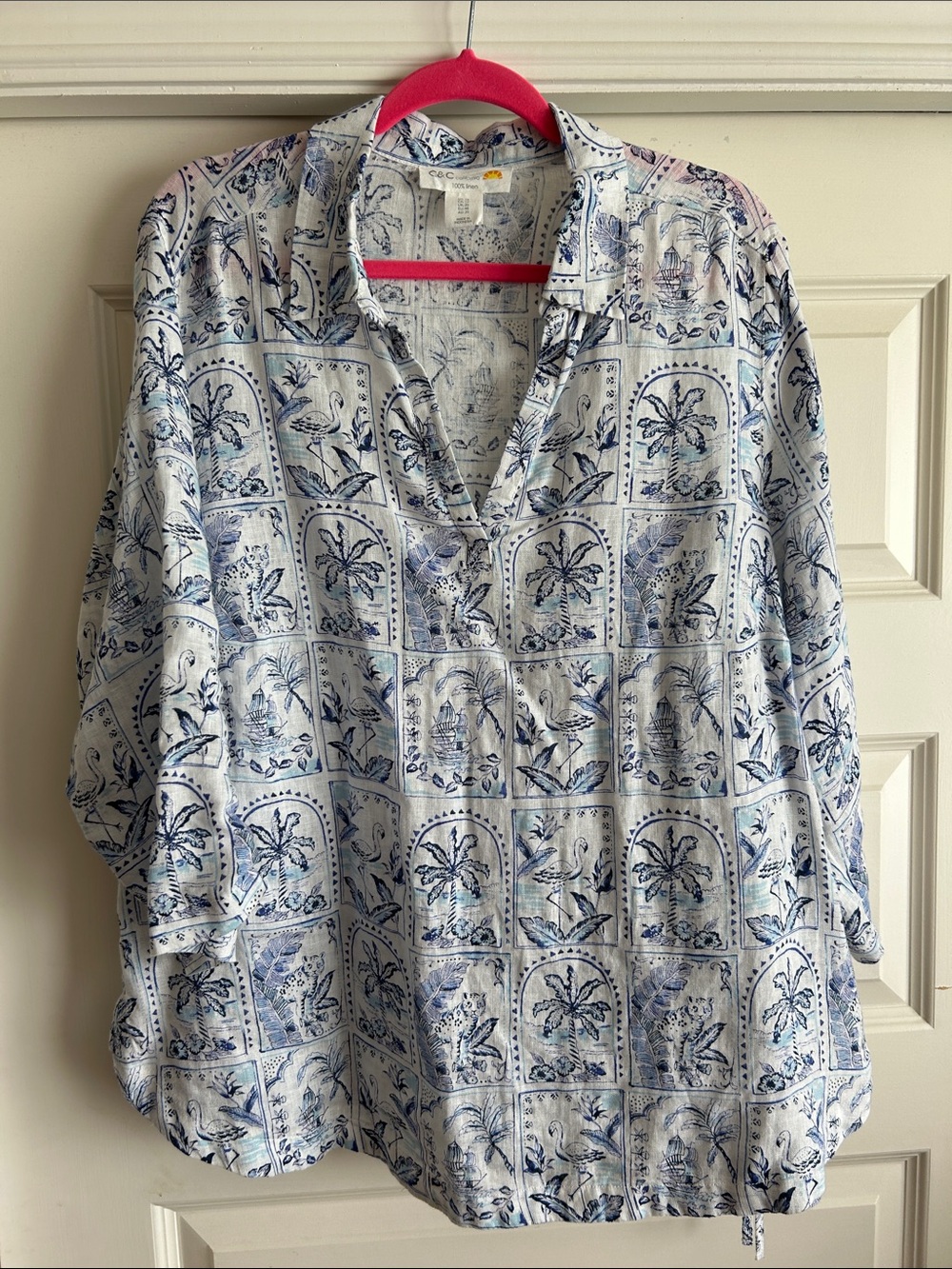 C & C California Linen blouse